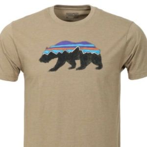 Patagonia Fitz Roy Bear Cotton Tee NWOT